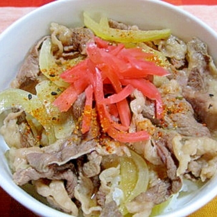 有名店の味を再現!牛丼